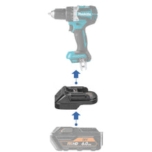 Lade das Bild in den Galerie-Viewer, AEG 18V auf Makita 18V Batterieadapter (ABS)