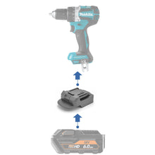 Lade das Bild in den Galerie-Viewer, AEG 18V auf Makita 18V Batterieadapter (ABS)