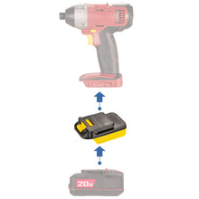 Lade das Bild in den Galerie-Viewer, Bauer 20V auf Chicago Electric 18V Batterieadapter