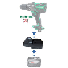 Lade das Bild in den Galerie-Viewer, Bosch (Grün) 18V auf Metabo HPT 18V Batterieadapter