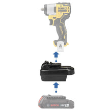 Lade das Bild in den Galerie-Viewer, Bosch (Blau) 18V auf DeWalt 12V Batterieadapter