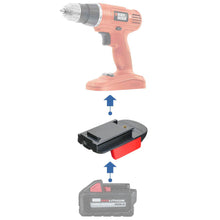 Lade das Bild in den Galerie-Viewer, Milwaukee 18V auf Black & Decker 18V Ni-Cd Akkuadapter