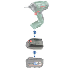 Lade das Bild in den Galerie-Viewer, RIDGID 18V auf Bosch (Grün) 18V Batterieadapter
