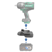 Lade das Bild in den Galerie-Viewer, RIDGID 18V auf Hikoki 18V Batterieadapter
