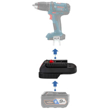 Charger l'image dans la galerie, Adaptateur de batterie RIDGID 18V vers Bosch 18V (Bleu)