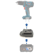 Lade das Bild in den Galerie-Viewer, RIDGID 18V auf Bosch 18V (Blau) Batterieadapter