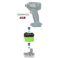 Charger l'image dans la galerie, Adaptateur de batterie Ryobi 18V vers Metabo 18V CAS