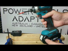 Laden und Abspielen von Videos im Galerie-Viewer, Makita 18V auf AEG 18V Batterieadapter
