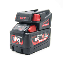 Charger l'image dans la galerie, Adaptateur de batterie Milwaukee 18V vers Milwaukee V18 Ni-Cd