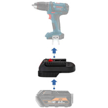 Lade das Bild in den Galerie-Viewer, AEG 18V auf Bosch 18V (Blau) Batterieadapter
