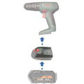 AEG 18V auf Bosch (Grün) 18V Akkuadapter