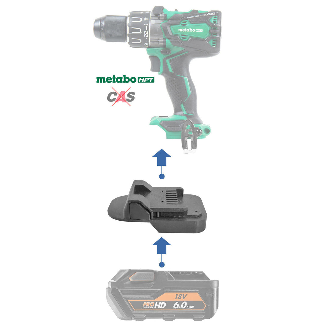 AEG 18V to Metabo HPT 18V Battery Adapter