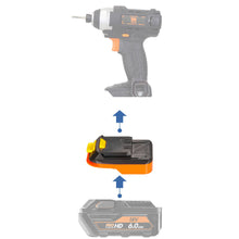 Lade das Bild in den Galerie-Viewer, AEG 18V auf WEN 20V Batterieadapter
