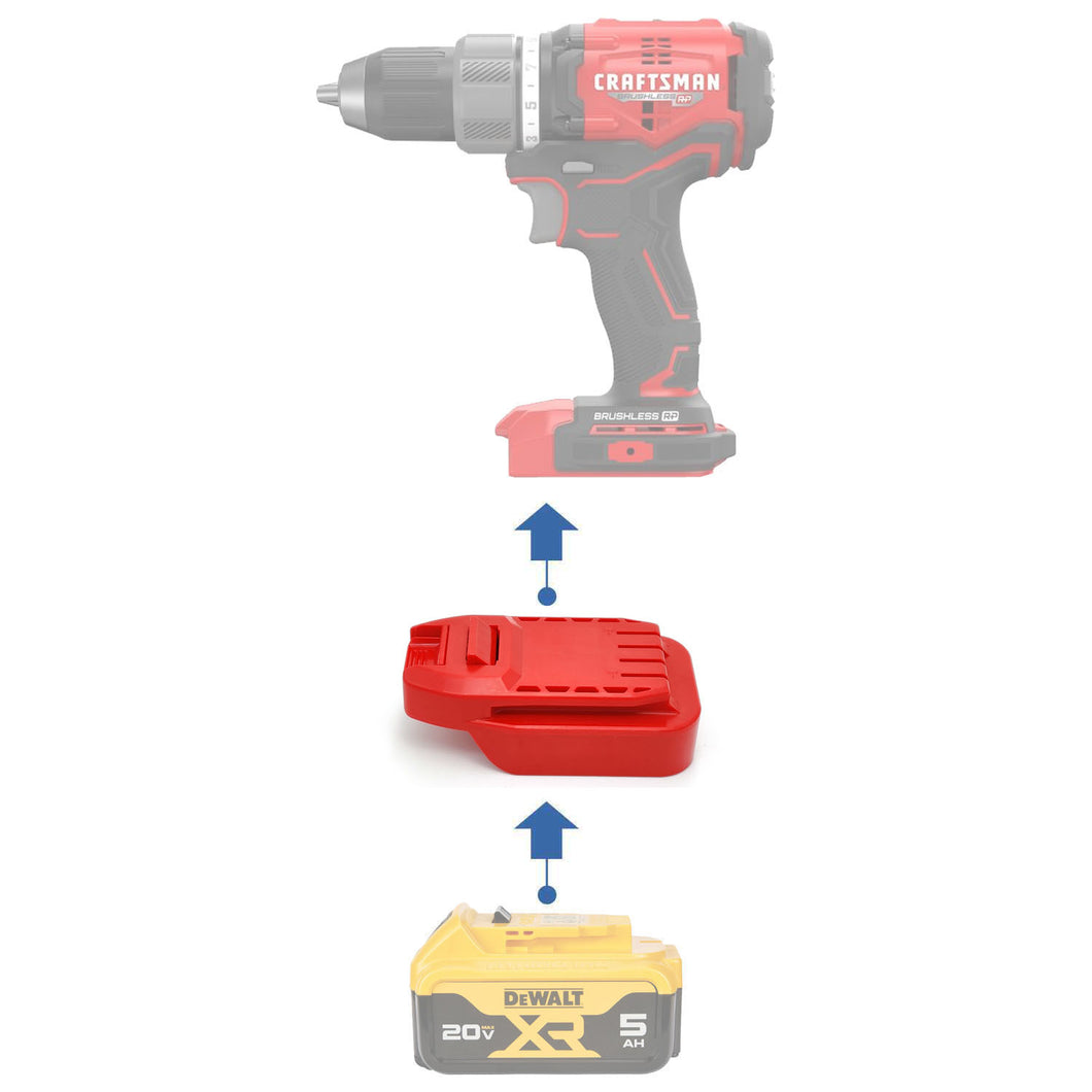 DeWalt 20V auf Craftsman 20V Akkuadapter