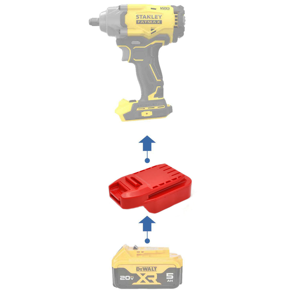 DeWalt 20V MAX vers Stanley V20 Adaptateur de batterie