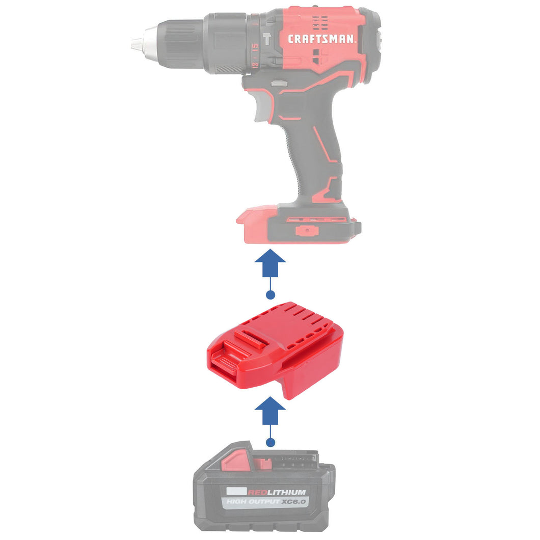 Milwaukee 18V auf Craftsman 20V Akkuadapter
