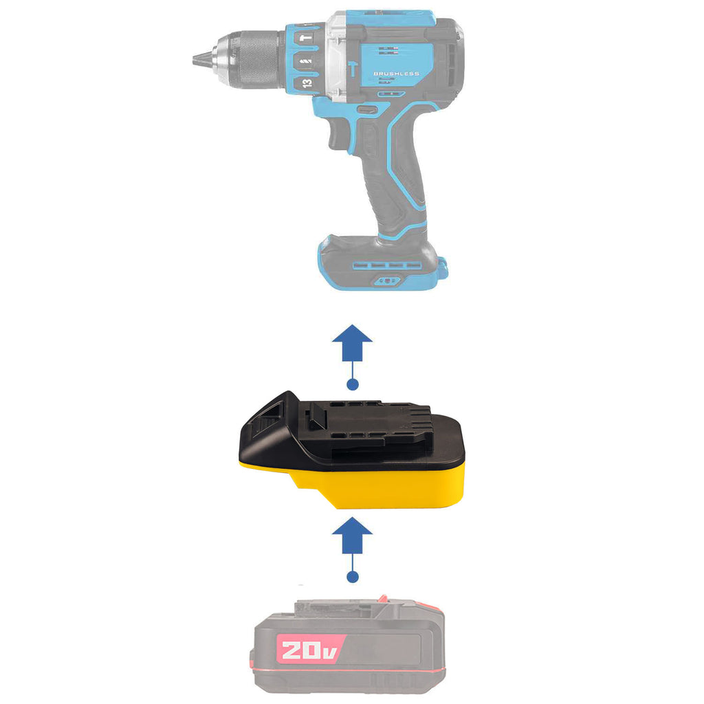 Adaptateur de batterie Bauer 20V vers Hercules 20V