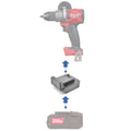 Bauer 20V vers Milwaukee 18V Adaptateur de batterie
