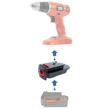 Charger l&#39;image dans la galerie, Black and Decker 20V à Black and Decker 18V Adaptateur de Batterie
