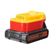 Charger l'image dans la galerie, Adaptateur de batterie Black and Decker 20V vers DeWalt 20V

