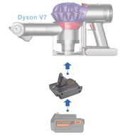 Black and Decker 20V to Dyson V7 Battery Adapter
