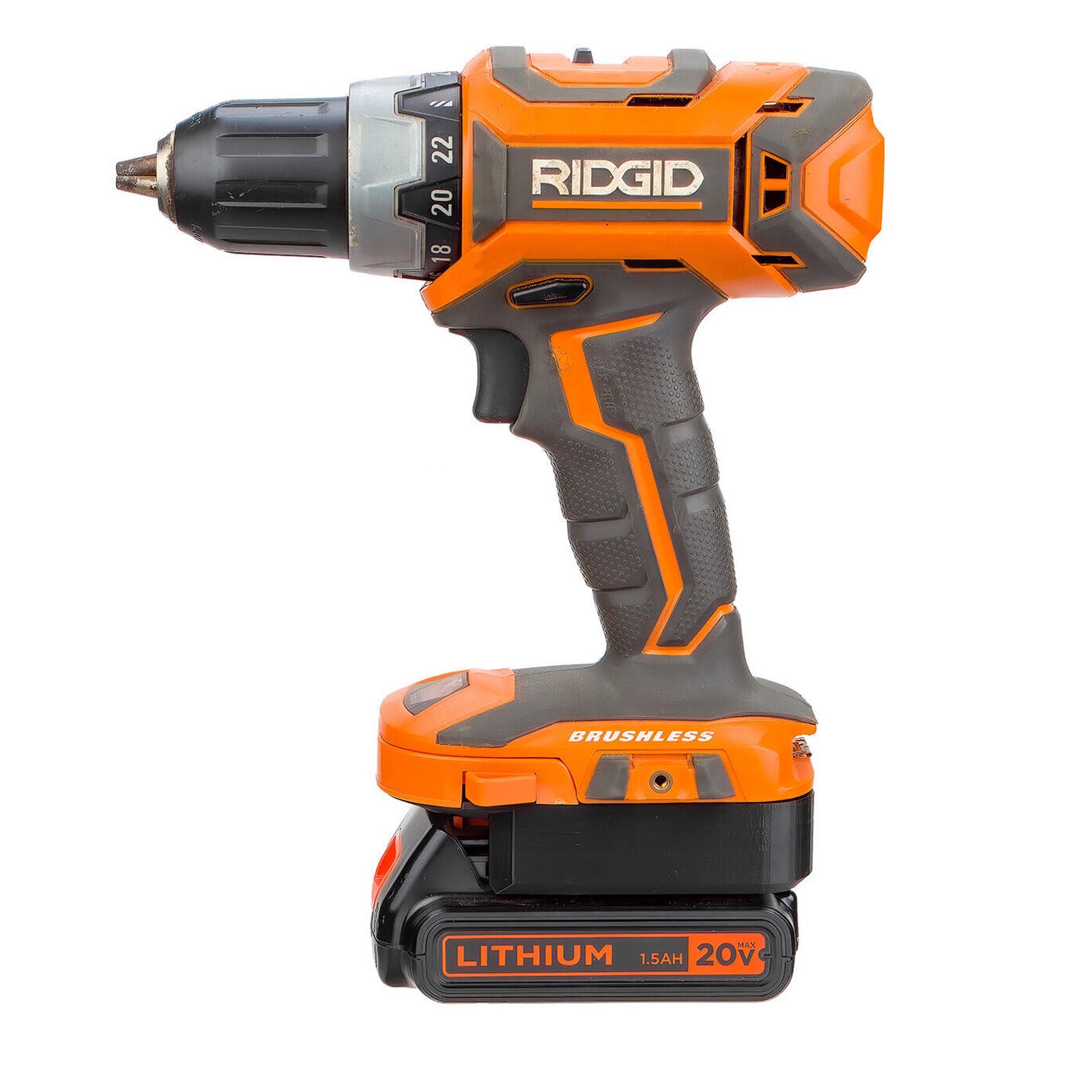 Black and Decker 20V auf AEG 18V Batterieadapter
