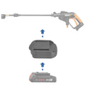 Bosch (Blau) 18V auf WORX 20V (Orange) PowerShare Akku-Adapter