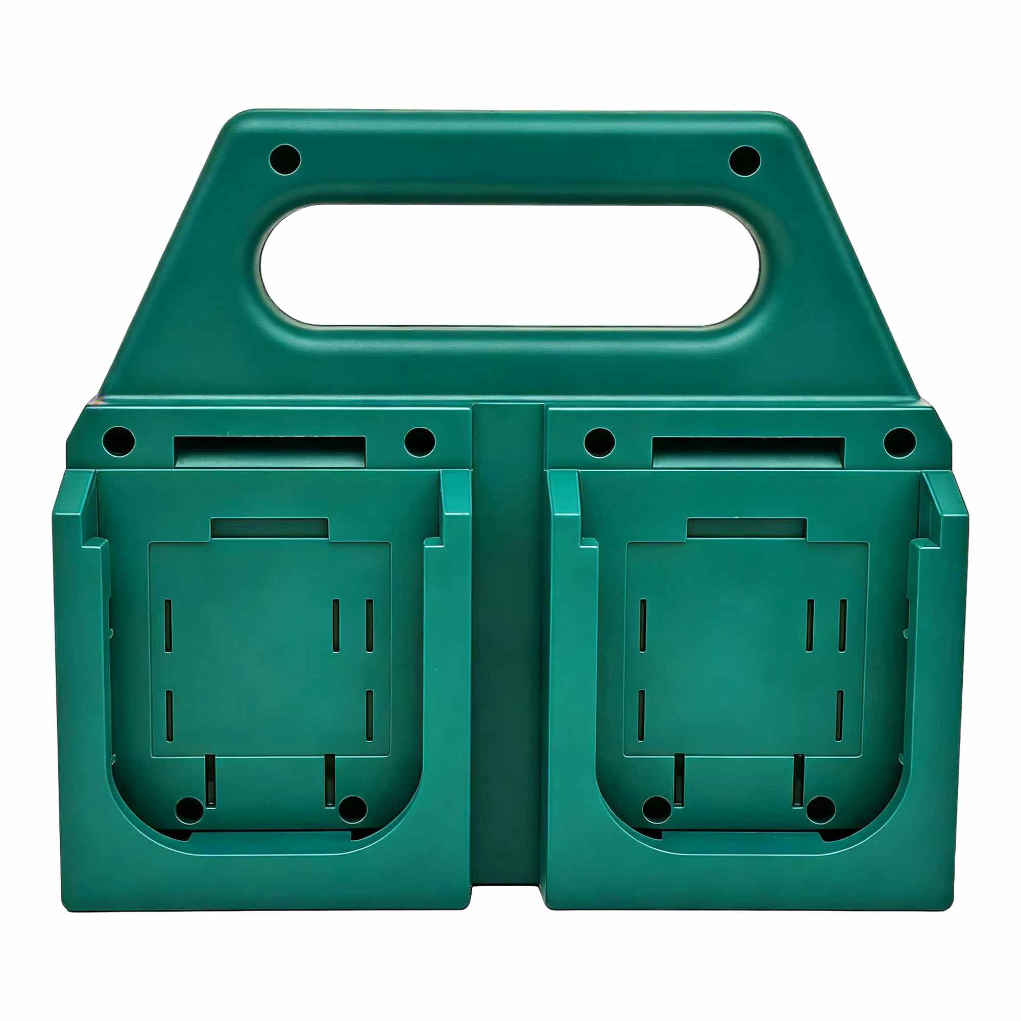 4-fach-Akkuhalter und Träger für Bosch Professional (Blau) GBA 18V Akkus