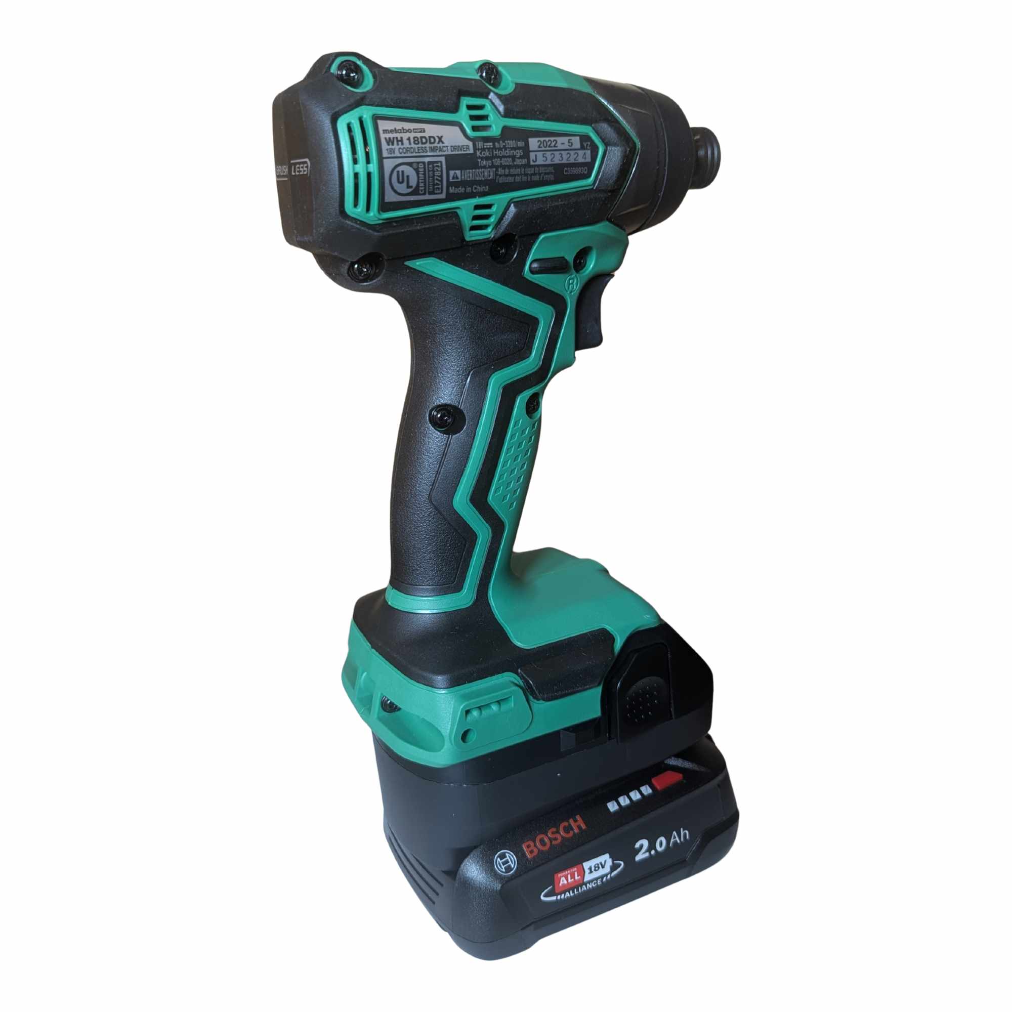 Bosch (Grün) 18V auf Metabo HPT 18V Batterieadapter