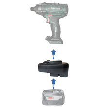 Charger l'image dans la galerie, Adaptateur de batterie Bosch (Vert) 18V vers Parkside X20V
