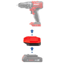 Lade das Bild in den Galerie-Viewer, Bosch (Blau) 18V auf Bauer 20V Batterieadapter
