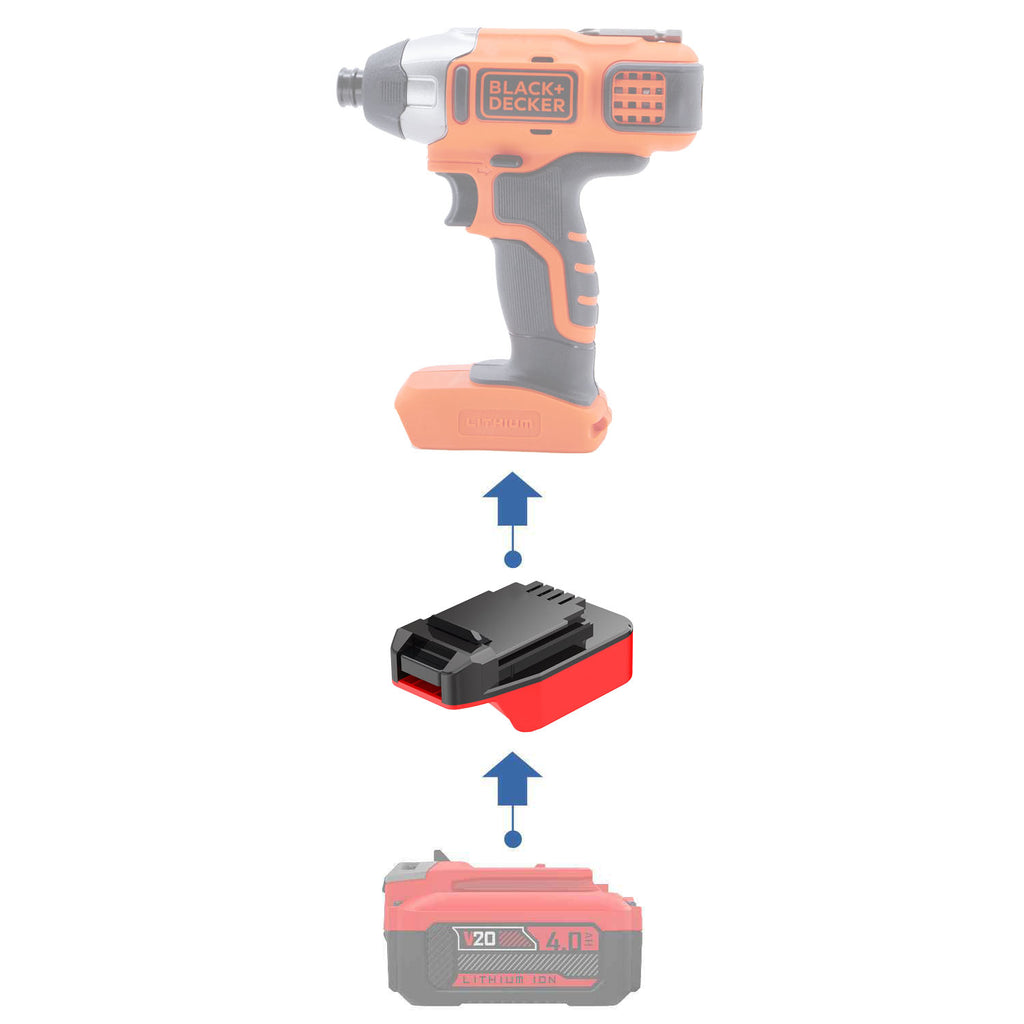 Adaptateur de batterie Craftsman 20V vers Black and Decker 20V