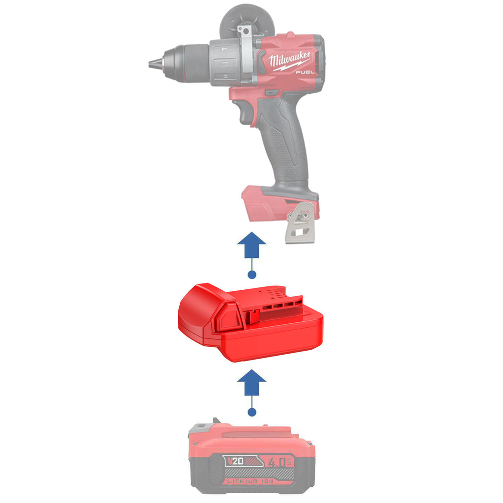 Craftsman 20V auf Milwaukee 18V Batterieadapter