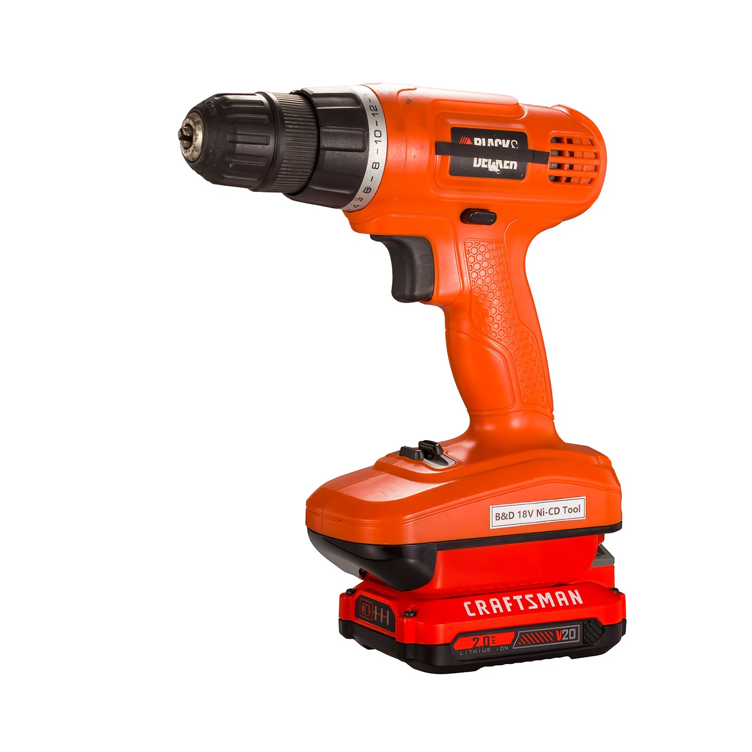 Craftsman 20V vers Black and Decker 18V Ni-Cd Adaptateur de batterie