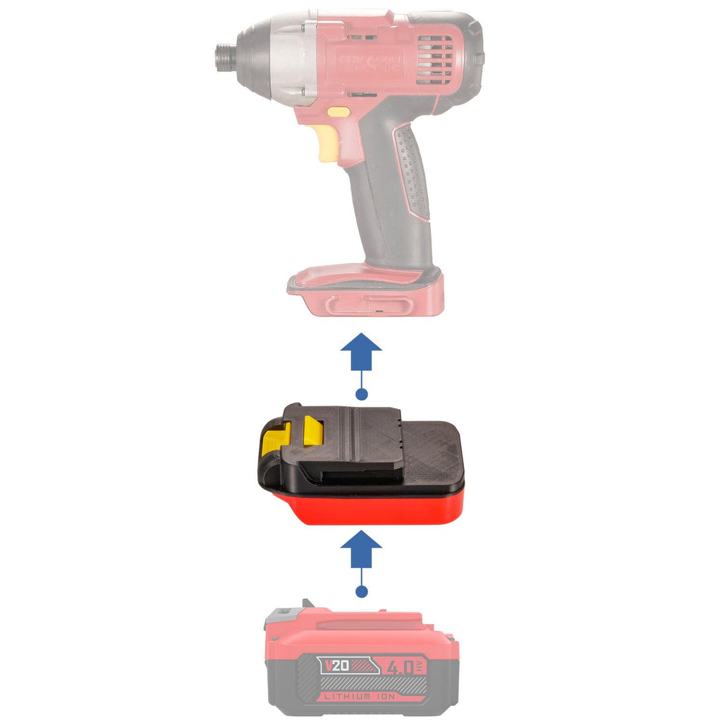 Craftsman 20V auf Chicago Electric 18V Batterieadapter