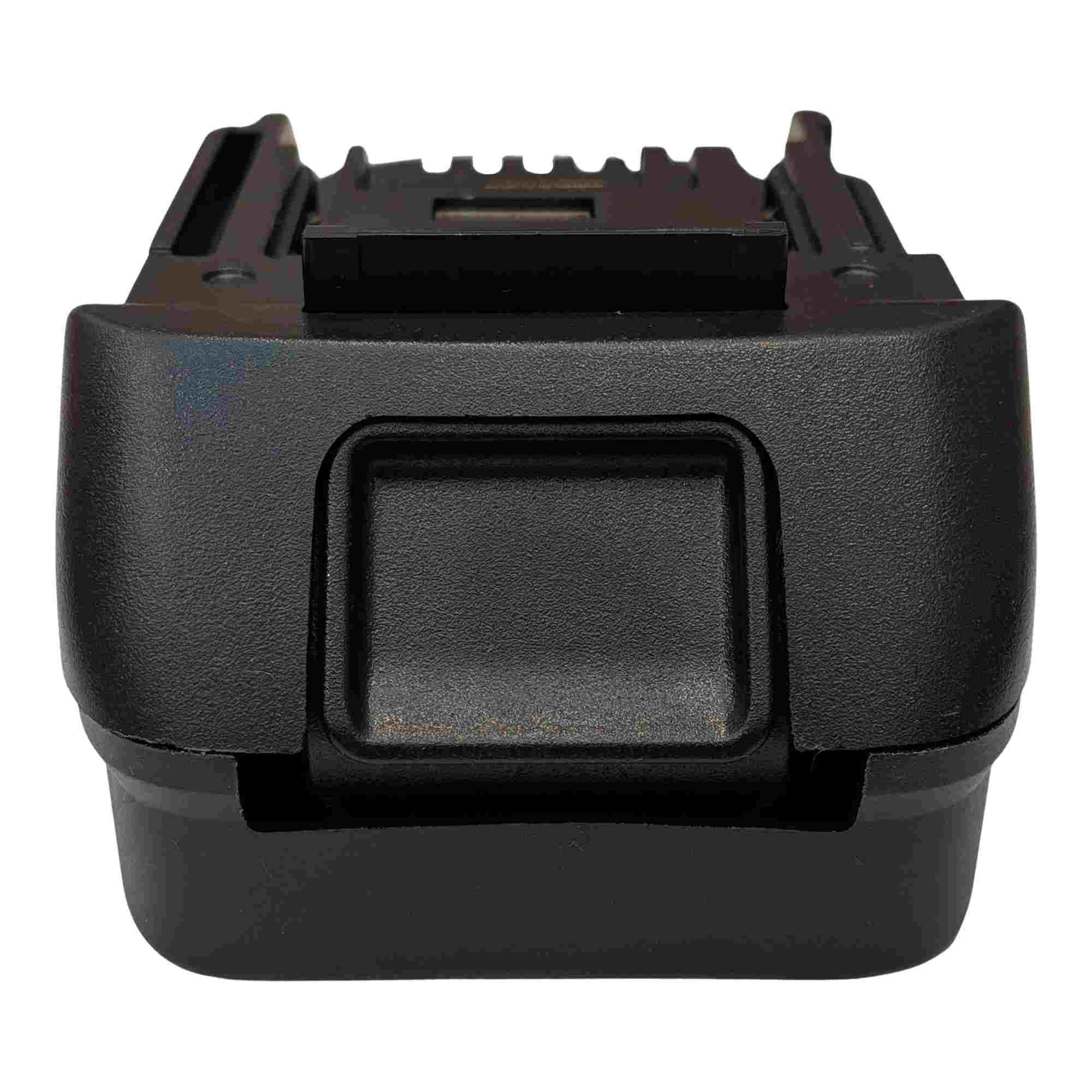 Craftsman 20V to Makita 18V LXT battery adapter - front view of the body with the Makita tool-side connection above