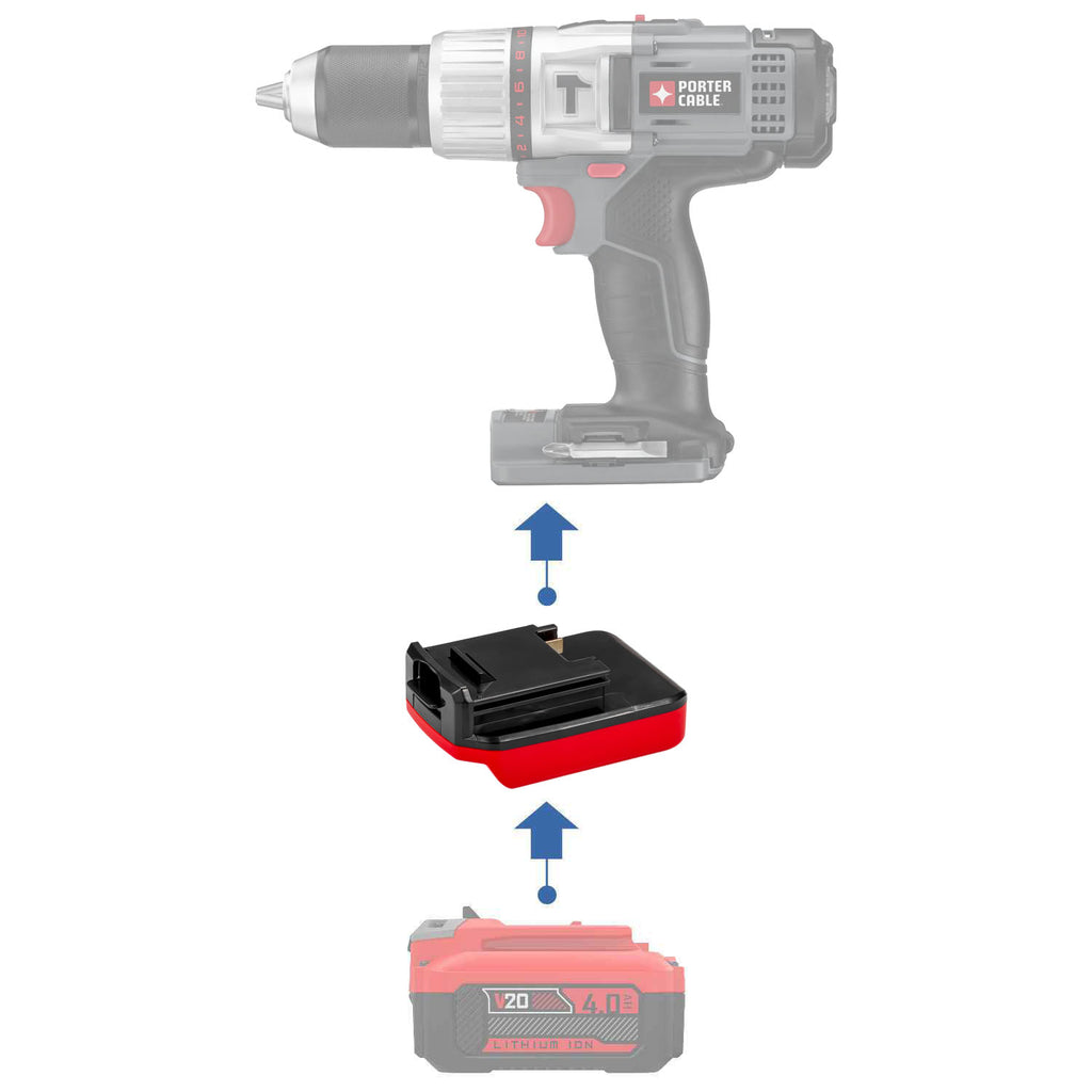 Craftsman 20V auf Porter Cable 18V Batterieadapter