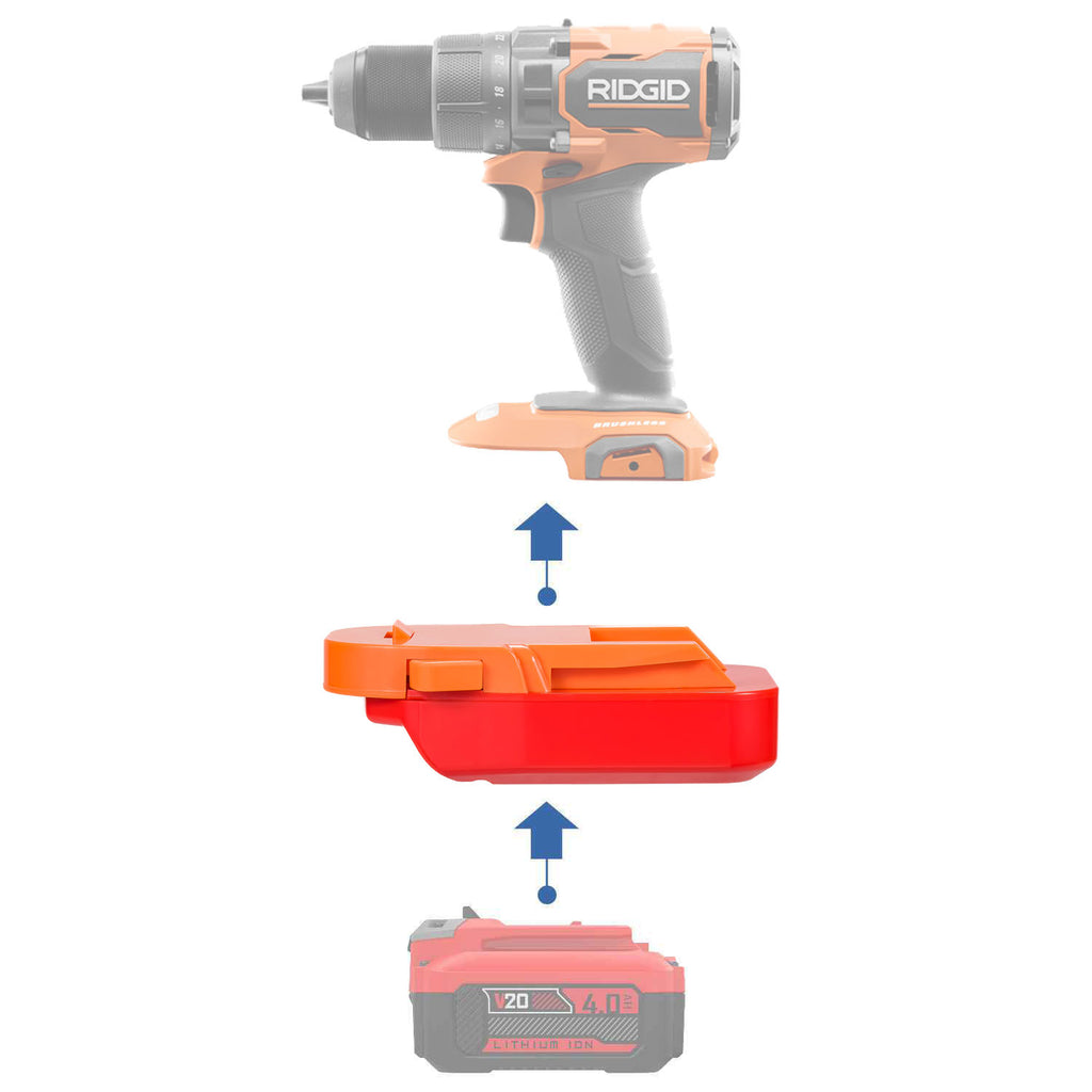 Craftsman 20V vers RIDGID 18V Adaptateur de batterie