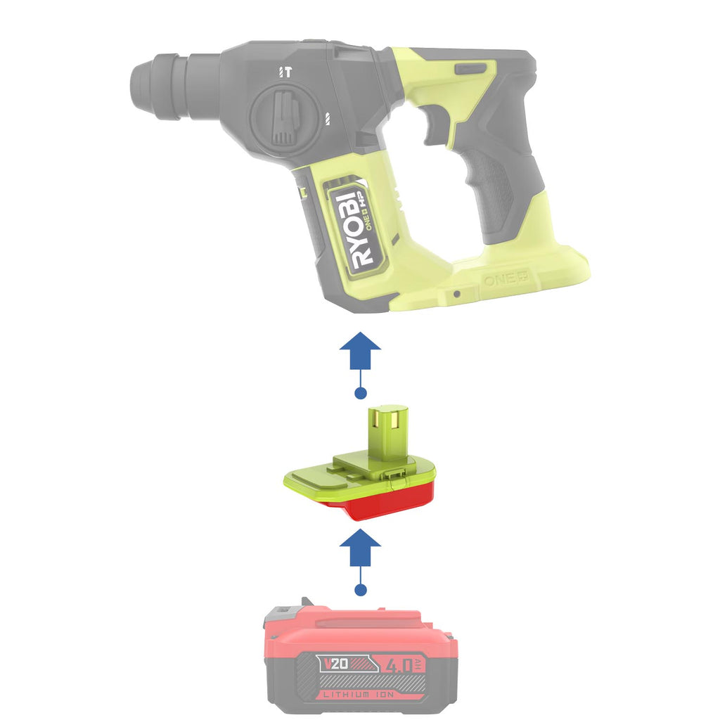 Adaptateur de batterie Craftsman 20V vers Ryobi 18V