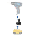 DeWalt 20V vers Bosch 12V Adaptateur de batterie