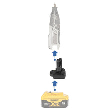 Lade das Bild in den Galerie-Viewer, DeWalt 20V zu Dremel 12V (8220 8250) Batterieadapter
