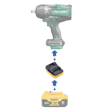 Charger l&#39;image dans la galerie, DeWalt 20V à Hikoki 18V Adaptateur de Batterie

