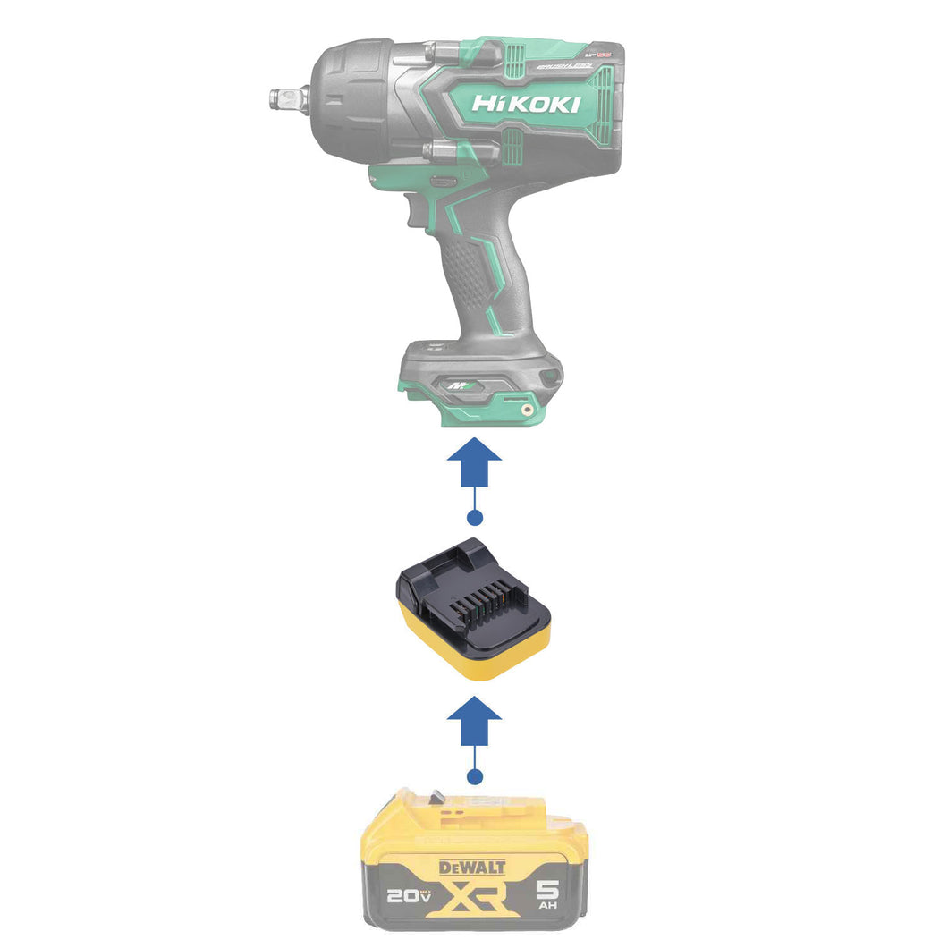 DeWalt 20V à Hikoki 18V Adaptateur de Batterie