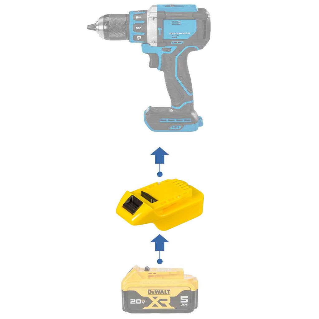 Adaptateur de batterie DeWalt 20V vers Hercules 20V (avec BMS)
