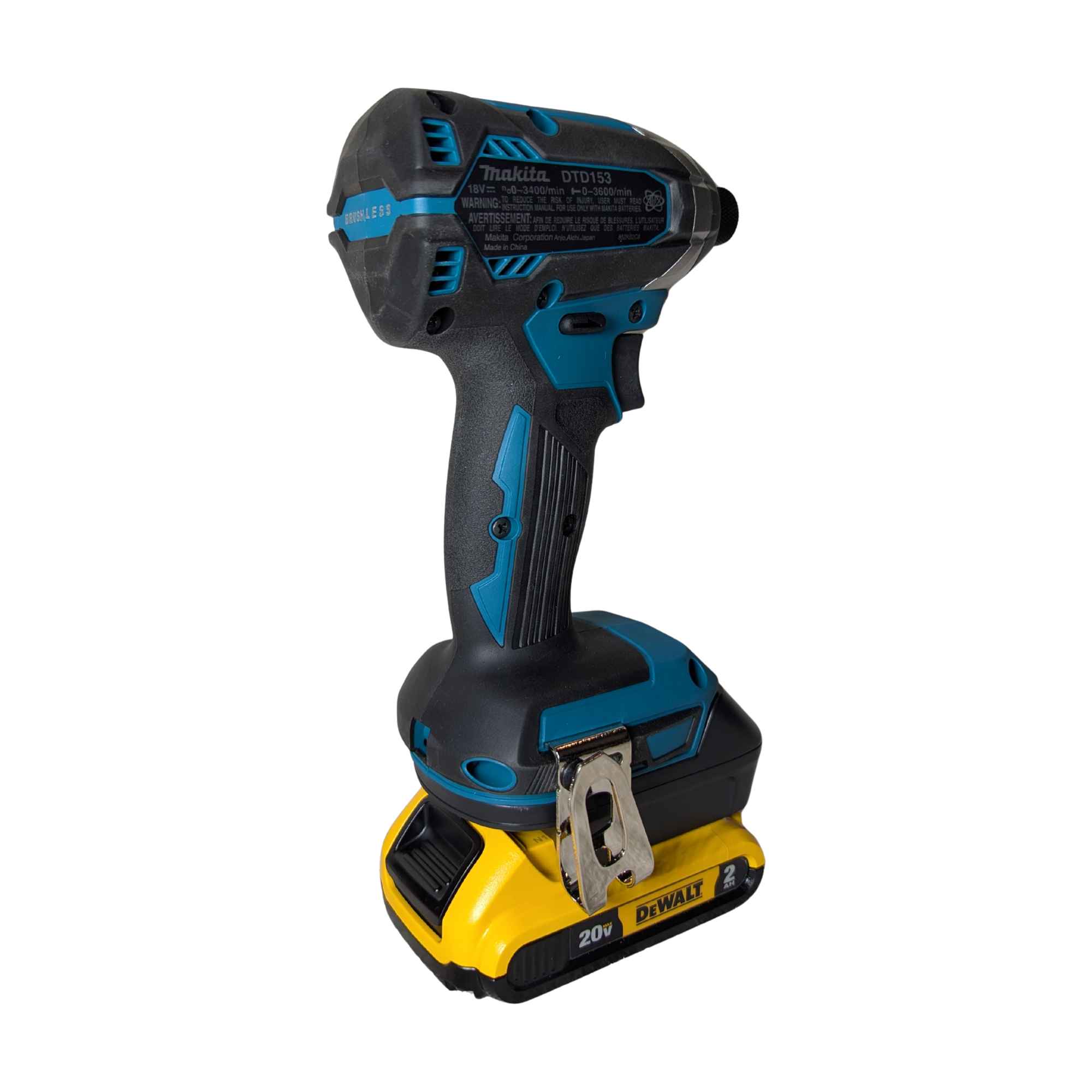 DeWalt 20V auf Makita 18V Batterieadapter