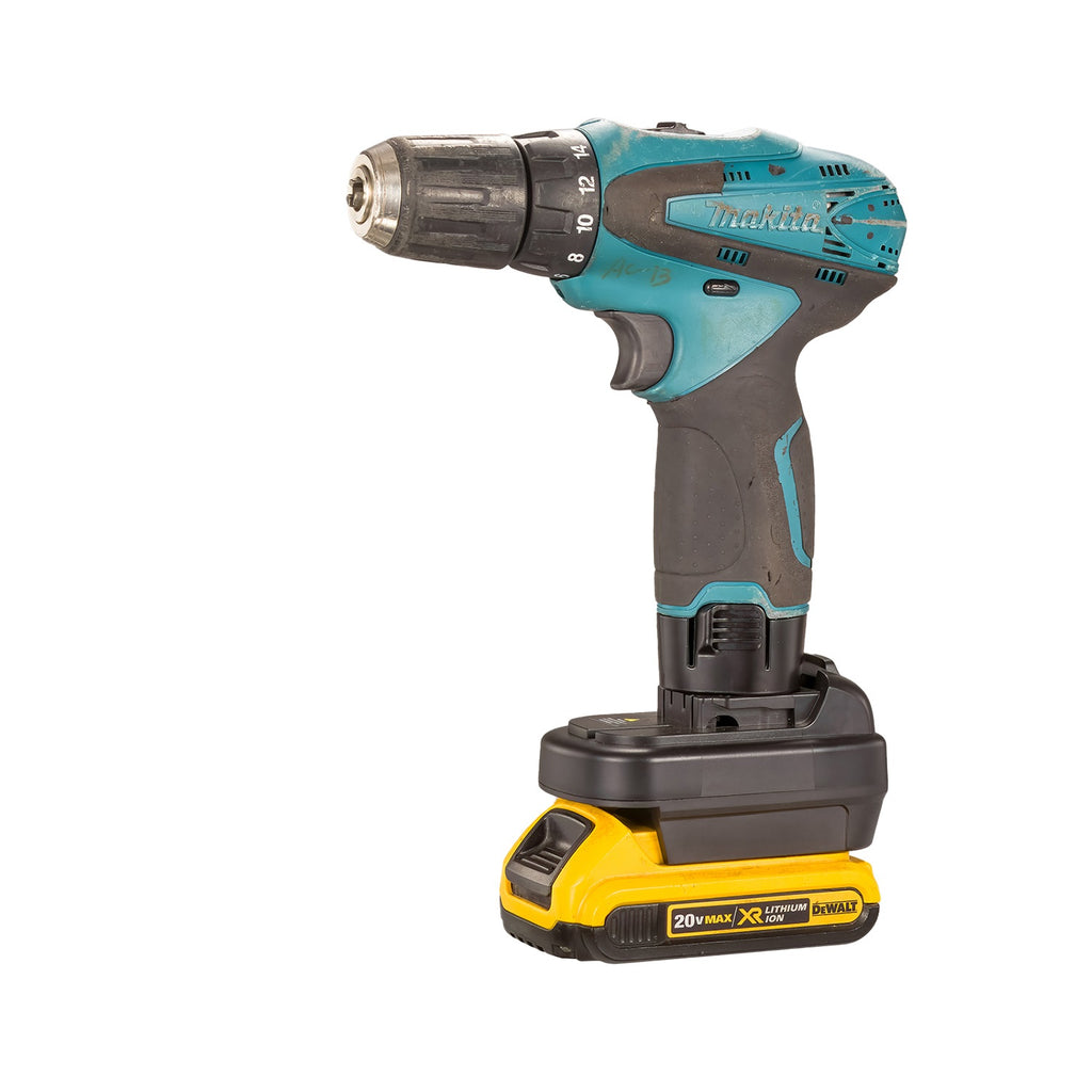 DeWalt 20V auf Makita 10,8V CXT (Steckstift-Stil) Batterieadapter