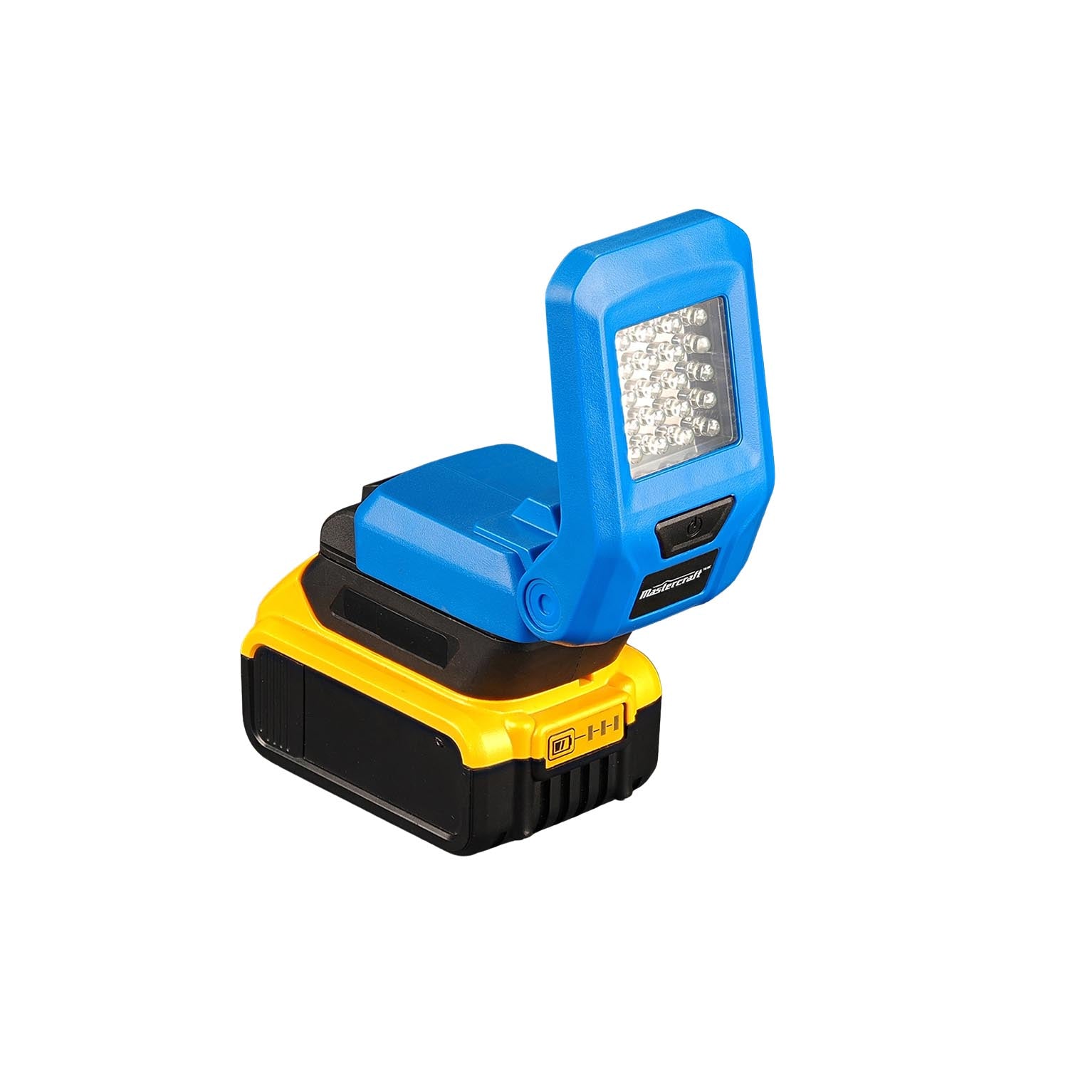 Adaptateur de batterie DeWalt 20V vers Mastercraft 20V (Bleu)