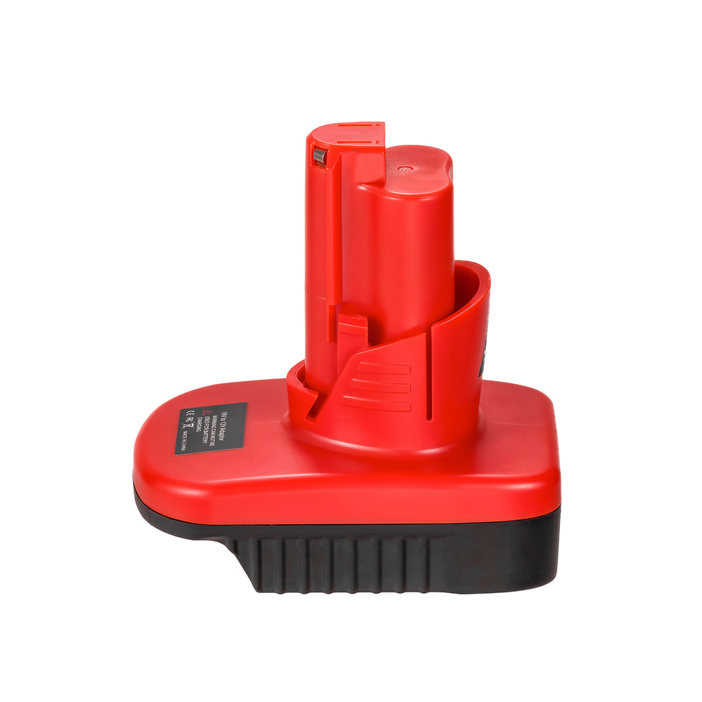 Adaptateur de batterie DeWalt 20V vers Milwaukee 12V