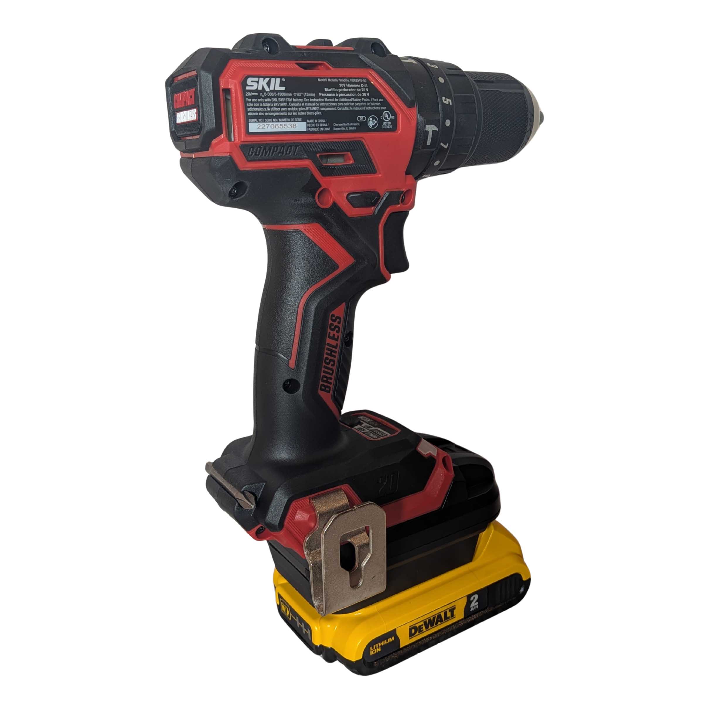 DeWalt 20V auf SKIL 20V Akkuadapter