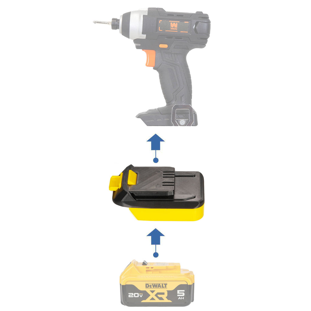 DeWalt 20V auf WEN 20V Akkuadapter